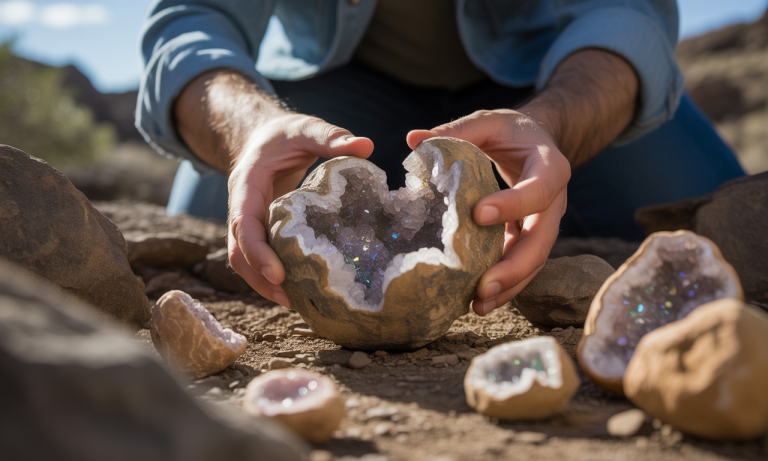 découvrez tout sur les géodes : leur formation, leurs caractéristiques uniques et les meilleurs endroits pour les trouver et les collectionner.