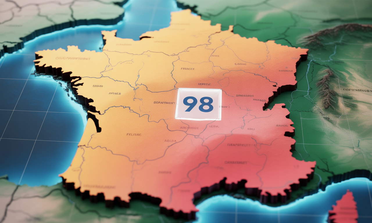 Découvrez où se situe le département 98 sur la carte de France découvrez l'emplacement précis du département 98 sur la carte de france et explorez ses caractéristiques géographiques uniques.